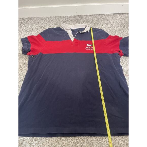Polo Ralph Lauren Offshore Sailing Team Polo Shirt Men's XXL Color Block Rugby - Picture 10 of 10